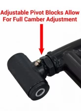 SuperATV High Clearance Rear A-Arms Arctic Cat Wildcat Trail Sport 2015-2016                                     - AA-AC-TS-R-HC-02 - Image 4