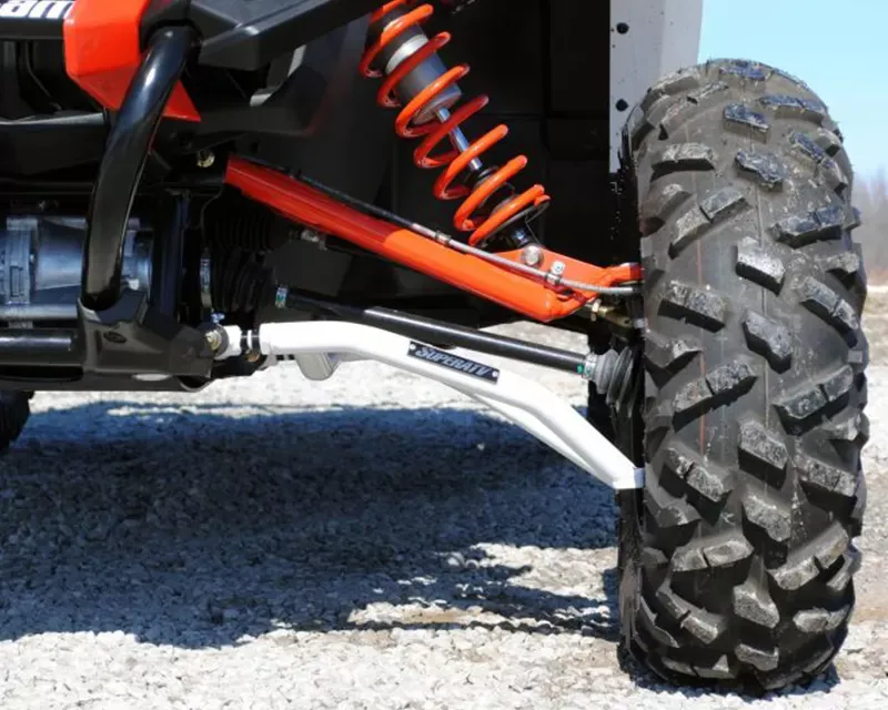 SuperATV Black High Clearance Front A-Arms Can-Am Maverick Max 1000R X DS Turbo 2015-2017 - AA-CA-MAV-HC-02