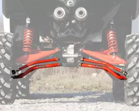 SuperATV Black High Clearance Rear A-Arms Can-Am Maverick 1000R DPS 2016
