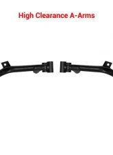 SuperATV Black High Clearance Rear Offset A-Arms Polaris RZR 4 800 2011-2014                                     - AA-P-RZRS-R-HC-02 - Image 3