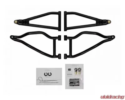SuperATV White 1.5" Forward Offset High Clearance A-Arms Polaris RZR XP 900 2011-2014 - AA-P-RZRXP-HC-002-05