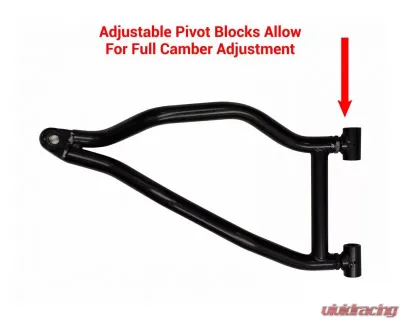 SuperATV White 1.5" Forward Offset High Clearance A-Arms Polaris RZR XP 900 2011-2014 - AA-P-RZRXP-HC-002-05