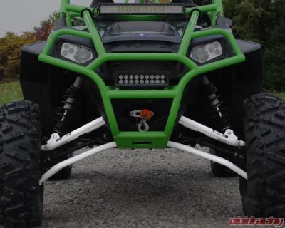 SuperATV White 1.5" Forward Offset High Clearance A-Arms Polaris RZR XP 900 2011-2014 - AA-P-RZRXP-HC-002-05