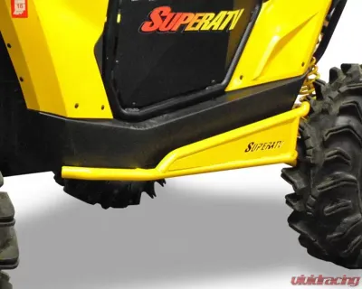 SuperATV Black Rock Slider Nerf Bars Can-Am Maverick 1000R Turbo 2017 - NB-CA-MAV-00
