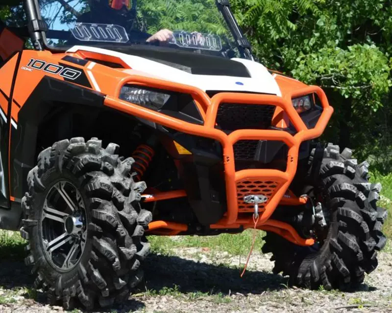 SuperATV Orange Front Brush Guard Polaris General 4 1000 2017 - FBG-P-GEN1K-04