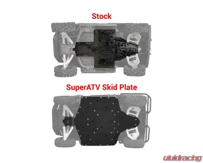 SuperATV Skid Plate Polaris Ranger Fullsize Diesel Crew 2014-2016 - FSP-P-RAN9004