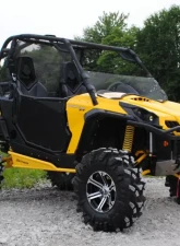 SuperATV Clear Scratch Resistant Half Windshield Can-Am Commander 800 2011-2017                                     - HWS-CA-COM-70 - Image 2