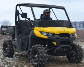 SuperATV Tinted Standard Half Windshield Can-Am Defender 1000 2016-2017