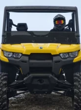 SuperATV Tinted Standard Half Windshield Can-Am Defender 1000 2016-2017                                     - HWS-CA-DEF-71 - Image 2
