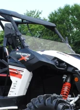 SuperATV Clear Scratch Resistant Half Windshield Can-Am Maverick 1000R 2013-2017                                     - HWS-CA-MAV-70 - Image 2