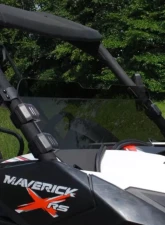 SuperATV Tinted Half Windshield Can-Am Maverick 1000R Turbo 2017                                     - HWS-CA-MAV-71 - Image 2