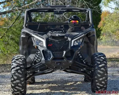 SuperATV Dark Tinted Standard Half Windshield Can-Am Maverick X3 2017-2021 - HWS-CA-X3-71
