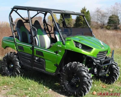 SuperATV Dark Tinted Half Windshield Kawasaki Teryx 800 2016-2017 - HWS-K-TRX4-001-71