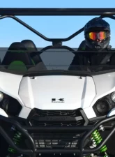 SuperATV Dark Tinted Half Windshield Kawasaki Teryx 800 2016-2017                                     - HWS-K-TRX4-001-71 - Image 2