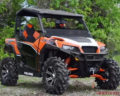 SuperATV Dark Tint Standard Half Windshield Polaris General 4 1000 2017 - HWS-P-GEN1K-71