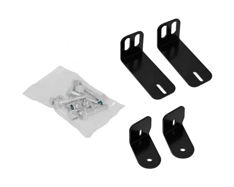 SuperATV Flush To Hood 30" Light Bar Mounting Brackets Polaris RZR 900 2015-2018 - LB3-ACC-9-02