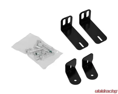 SuperATV Flush To Hood 30" Light Bar Mounting Brackets Polaris RZR S 900 2015-2017 - LB3-ACC-9-02