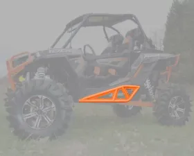 SuperATV Orange Heavy Duty Rock Sliders Polaris RZR S 900 2015-2017