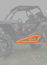 SuperATV Orange Heavy Duty Rock Sliders Polaris RZR S 900 2015-2017                                     - NB-P-RZR1K-04 - Image 4