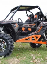 SuperATV Orange Heavy Duty Rock Sliders Polaris RZR XP Turbo 2016-2018                                     - NB-P-RZR1K-04 - Image 2
