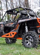 SuperATV Orange Heavy Duty Rock Sliders Polaris RZR XP Turbo 2016-2018                                     - NB-P-RZR1K-04 - Image 3