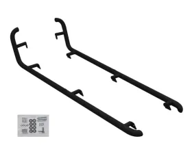 SuperATV Black Rock Sliding Nerf Bars Polaris RZR 4 1000