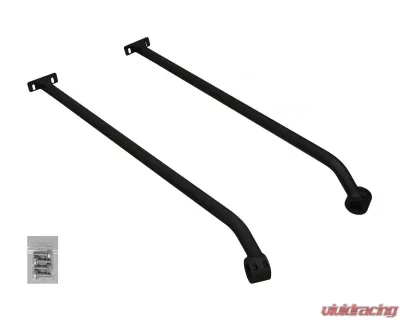 SuperATV Wrinkle Black Rear Cage Support Polaris RZR S 1000 2016-2017 - RCS-P-RZR900-00