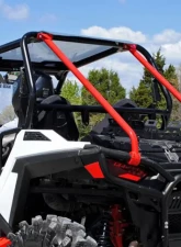 SuperATV Wrinkle Black Rear Cage Support Polaris RZR S 1000 2016-2017                                     - RCS-P-RZR900-00 - Image 2