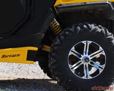 SuperATV Black Extended Rear Trailing Arms Can-Am Commander Max 800 2017 - RTA-CA-COM-4-02
