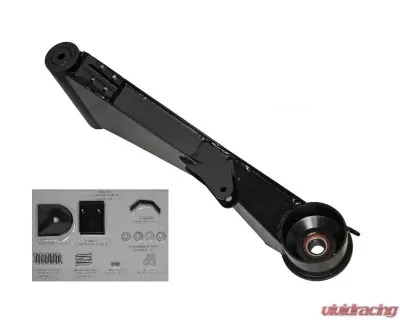SuperATV Black Extended Rear Trailing Arms Can-Am Commander Max 800 2017 - RTA-CA-COM-4-02