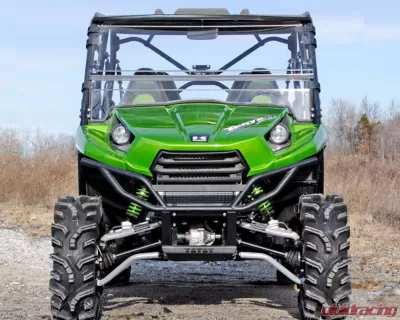 SuperATV Black High Clearance Forward Offset Front A-Arms Kawasaki Teryx 800 2014-2017 - AA-K-TRX4-HC-02