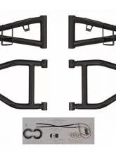 SuperATV Black High Clearance Forward Offset Front A-Arms Kawasaki Teryx 800 2014-2017                                     - AA-K-TRX4-HC-02 - Image 4