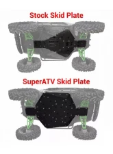 SuperATV Full Skid Plate Kawasaki Teryx 4 800                                     - FSP-K-TRX4 - Image 2