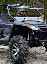 SuperATV Clear Scratch Resistant Flip Windshield Arctic Cat Wildcat Trail Sport 2015-2016                                     - FWS-AC-T-70 - Image 3