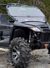 SuperATV Clear Scratch Resistant Flip Windshield Arctic Cat Wildcat Trail Sport 2015-2016                                     - FWS-AC-T-70 - Image 4