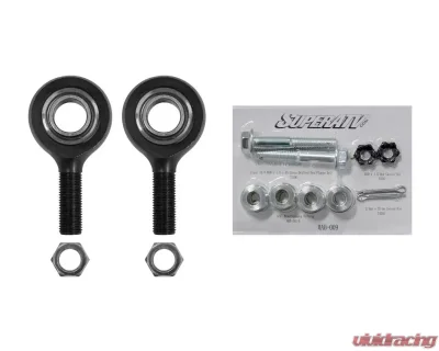 SuperATV Heavy Duty Tie Rod End Replacement Kit Polaris RZR S 800 10-14 - TRE-RP-005