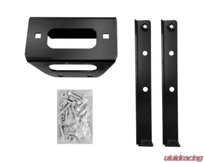 SuperATV 4500 lb Winch Mounting Plate Polaris RZR S 800 2009-2014 - WM-P-RZR-4500