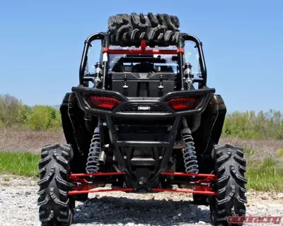 SuperATV Black Spare Tire Carrier Polaris RZR XP Turbo 2016-2018 - STC-P-RZR1K-00