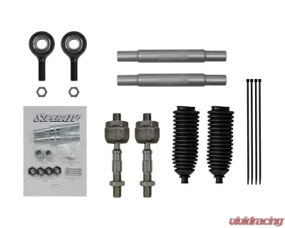 SuperATV Heavy Duty Tie Rod Kit Kawasaki Teryx 4 800 - TRRA-K-TRX4-14-ST-001