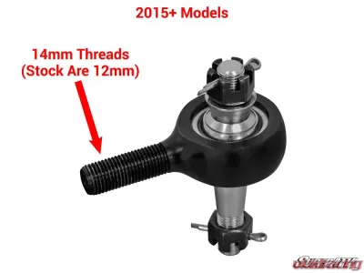 SuperATV Heavy Duty Tie Rods Polaris RZR RS1 2018+ - TRRA-P-RZR-1K-14-ST-001