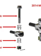 SuperATV Heavy Duty Tie Rods Polaris RZR XP 4 1000 | RS1                                     - TRRA-P-RZR-1K-14-ST-001 - Image 5