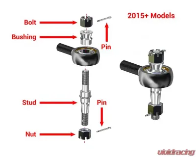 SuperATV Heavy Duty Tie Rods Polaris RZR XP 4 1000 | RS1 - TRRA-P-RZR-1K-14-ST-001