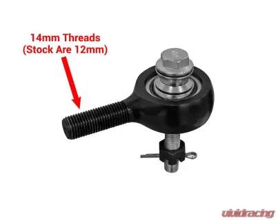 SuperATV Heavy Duty Tie Rods Polaris Ranger Fullsize 570 2015-2019 - TRRA-P-RAN900-01-14-ST-001