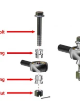 SuperATV 0" Lift Heavy Duty Tie Rods Polaris RZR XP 4 900 2012-2014                                     - TRRA-P-RZRXP-01-14-ST-001 - Image 3