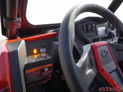 SuperATV Plug & Play Turn Signal Kit with Steering Column and Dash Horn Kit  Polaris RZR XP Turbo 19+ - TSK-P-RZR-002