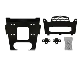 SuperATV Winch Mounting Plate Polaris RZR 4 900 2015-2018