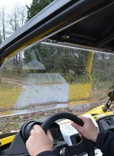 SuperATV Clear Scratch Resistant Full Windshield Yamaha YXZ1000R 2016-2017                                     - WS-Y-YXZ-70 - Image 2