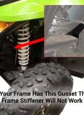 SuperATV  Textron Wildcat Trail Frame Stiffener 15                                     - PGH-5-40-FS-02 - Image 3