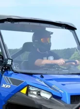 SuperATV Flip Weindshield Scratch Resistant Polaris Ranger 570 | 900 2013-2019                                     - FWS-P-RAN900-70 - Image 2