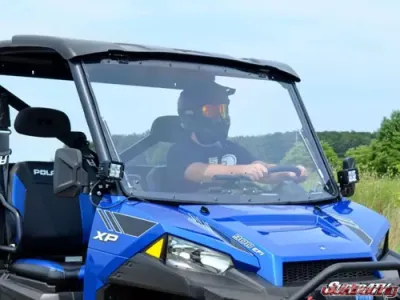 SuperATV Flip Weindshield Scratch Resistant Polaris Ranger 570 | 900 2013-2019 - FWS-P-RAN900-70